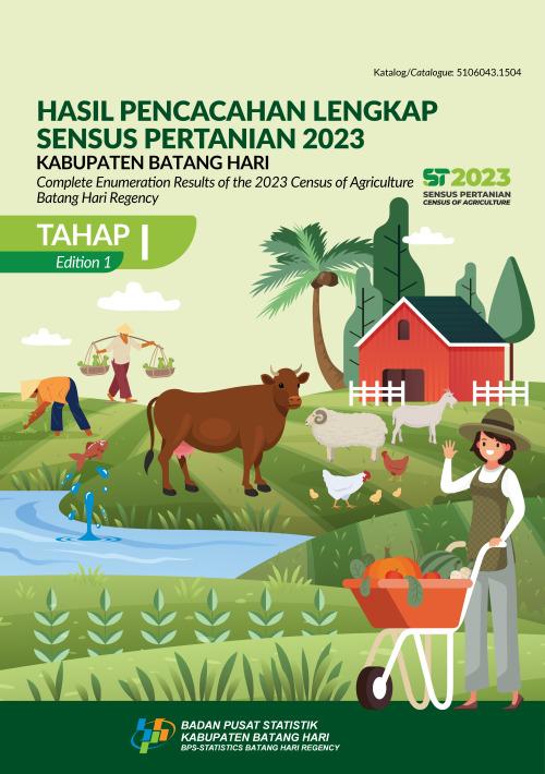 Complete Enumeration Results of the 2023 Census of Agriculture - Edition 1 Batang Hari Regency