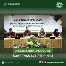 Pelatihan Petugas Sakernas Agustus 2023