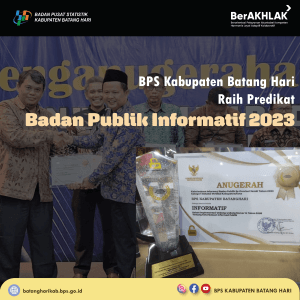 BPS Kabupaten Batang Hari Raih Predikat Badan Publik Informatif 2023