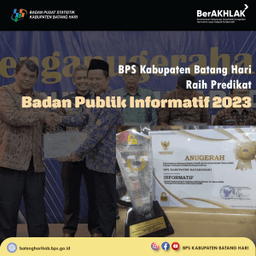 BPS Kabupaten Batang Hari Raih Predikat Badan Publik Informatif 2023