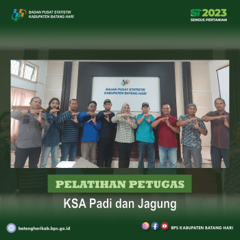 Pelatihan Petugas KSA Padi dan Jagung